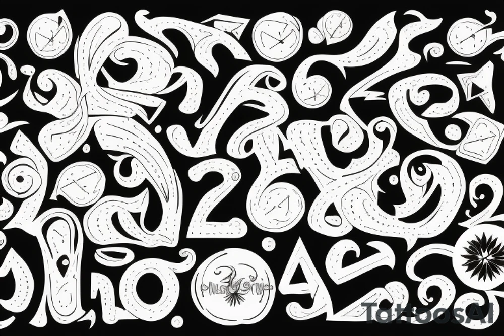 Numbers: 22:22 tattoo idea