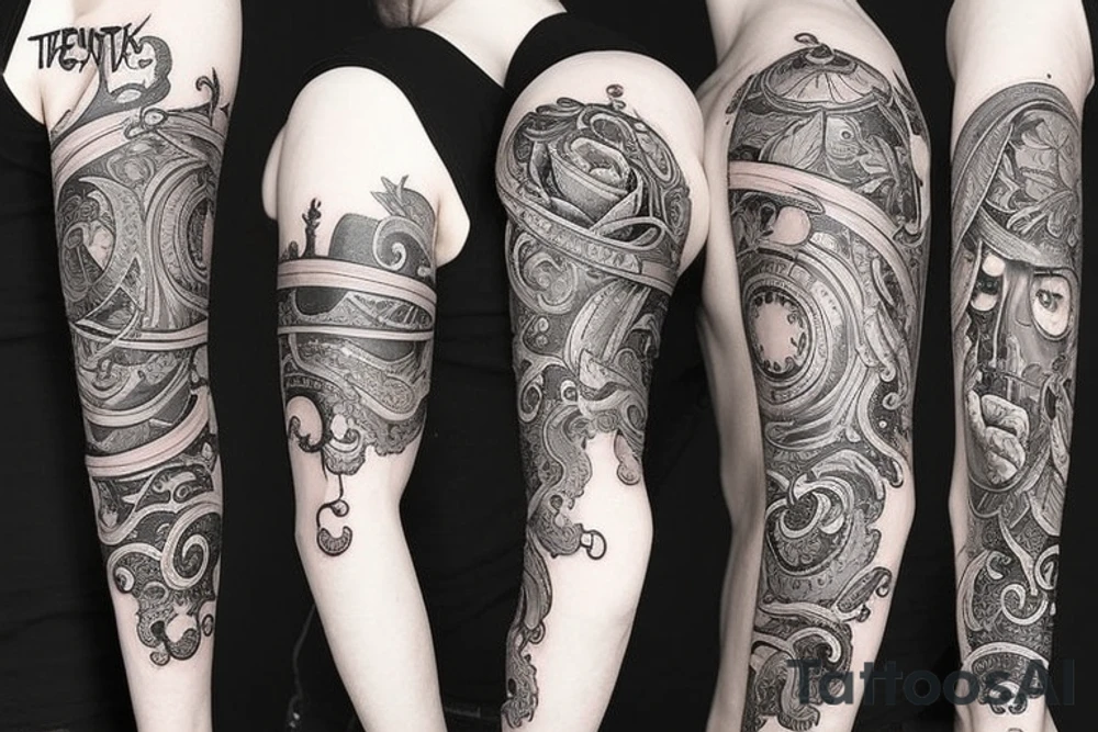 четыре восьмёрки tattoo idea