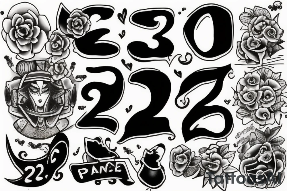 Number: 22:22 tattoo idea