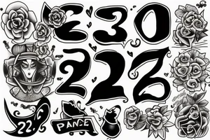 Number: 22:22 tattoo idea