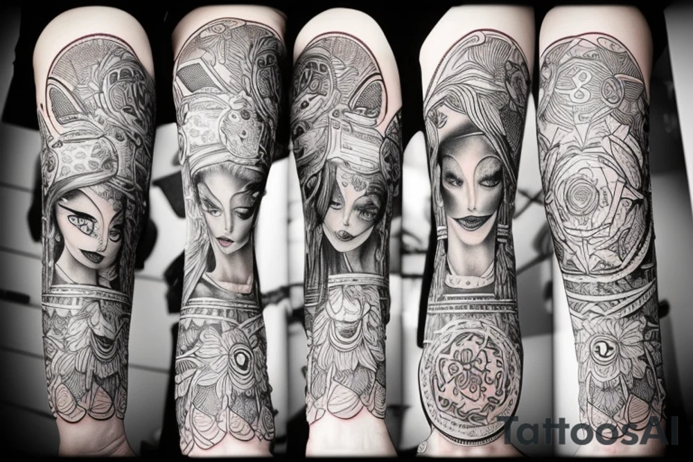четыре цифры 8 tattoo idea