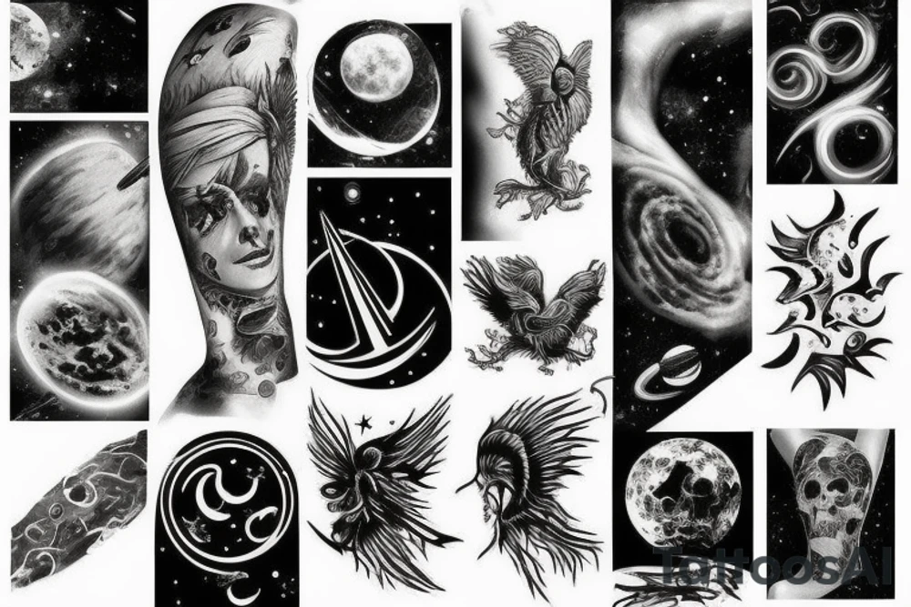 Space tattoo idea