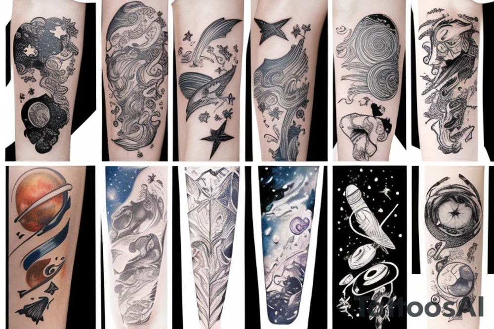 Space tattoo idea