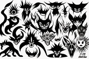 Kurama shoulder tattoo idea