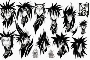 Kurama Naruto shoulder tattoo idea