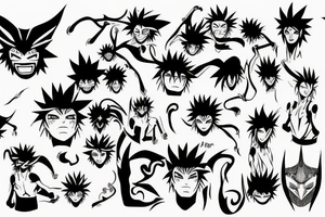 Kurama Naruto shoulder tattoo idea