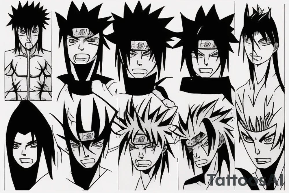 Kurama Naruto shoulder tattoo idea