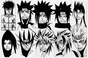 Kurama Naruto shoulder tattoo idea