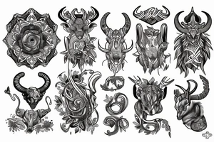 Capricorn tattoo idea