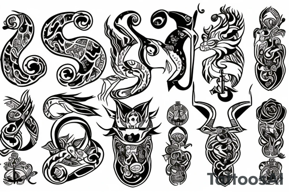 Capricorn tattoo idea