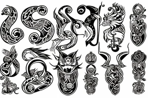 Capricorn tattoo idea