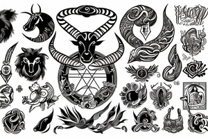 Capricorn tattoo idea