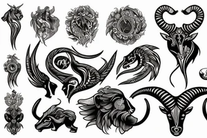 Capricorn tattoo idea