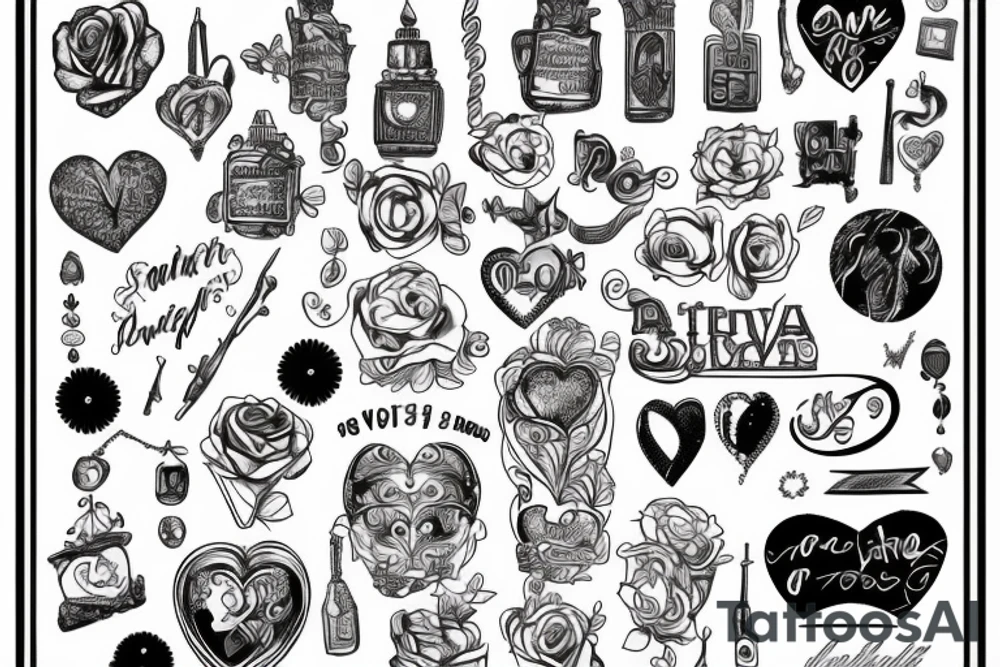 British love tattoo idea
