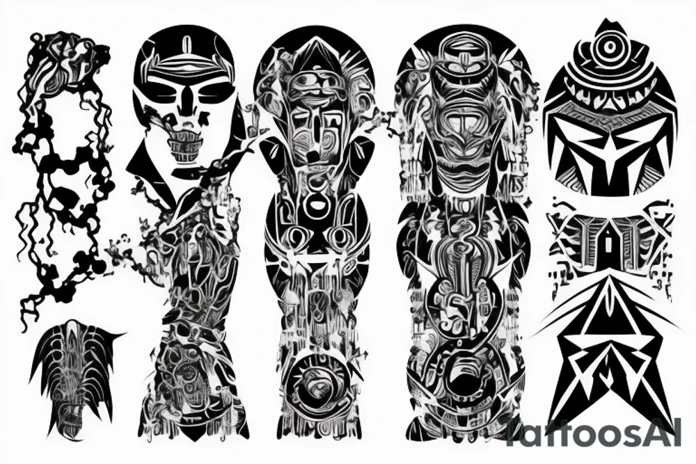 Cybersigilism back tattoo tattoo idea