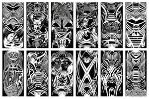 Cybersigilism back tattoo tattoo idea