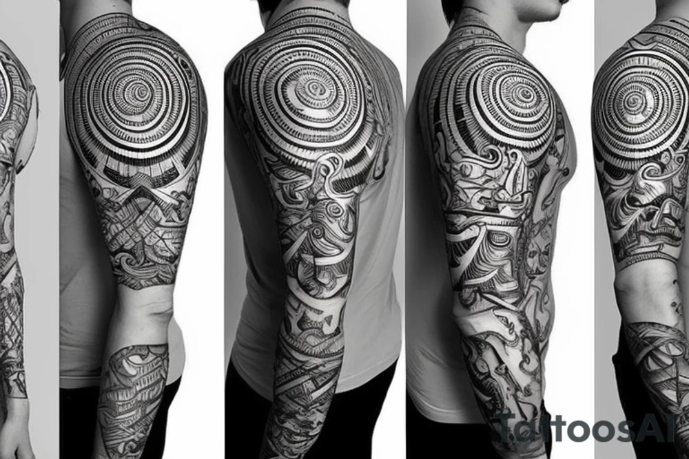 Cybersigilism back tattoo tattoo idea