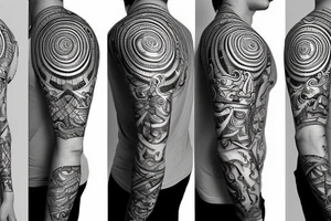 Cybersigilism back tattoo tattoo idea