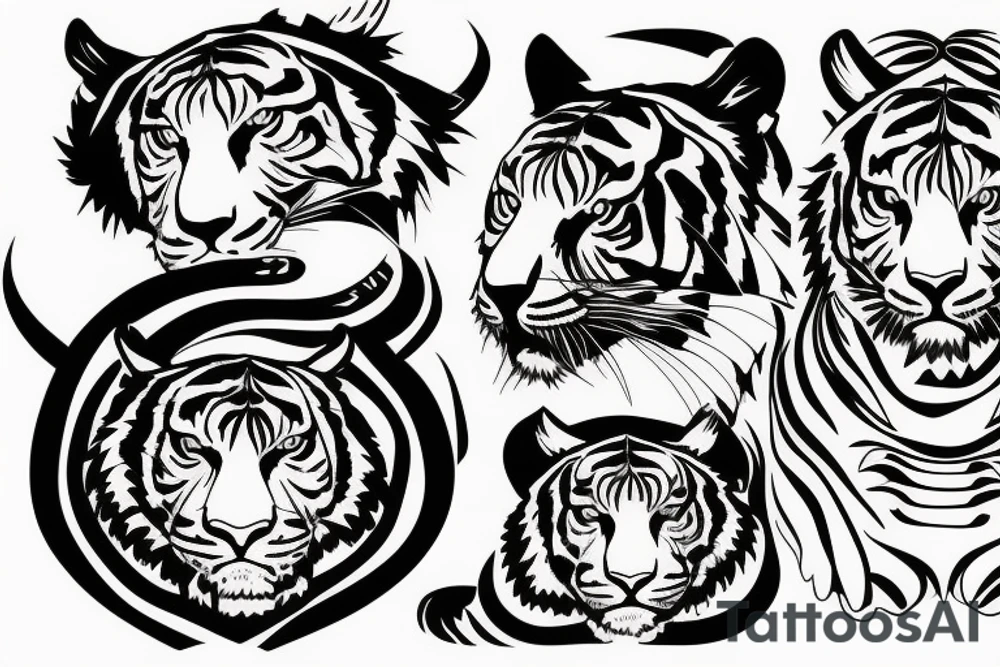 Tiger tattoo idea