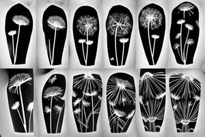 Dandelion tattoo idea