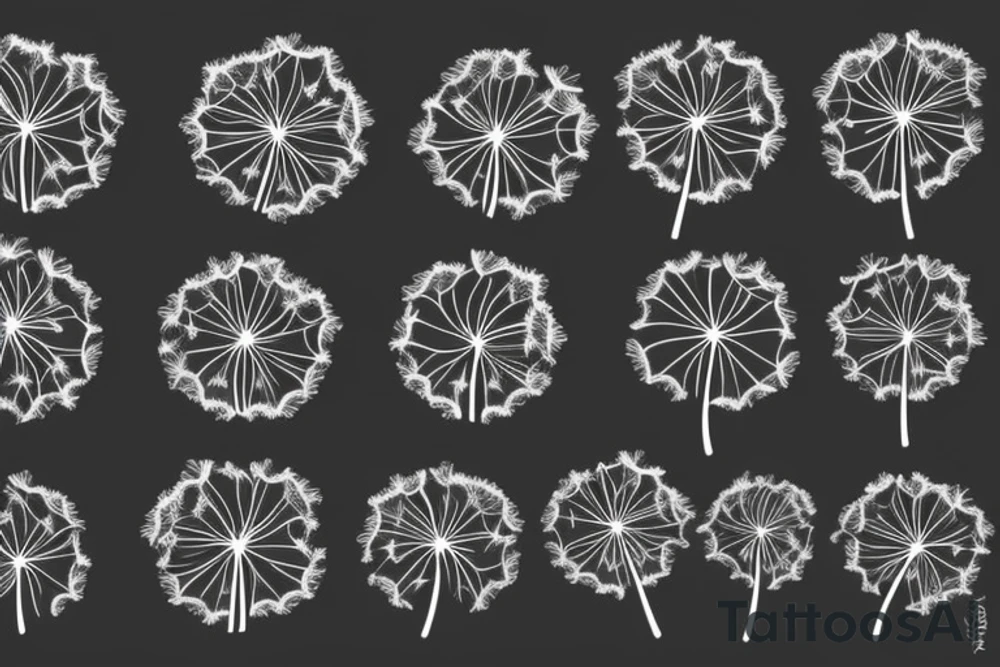 Dandelion tattoo idea