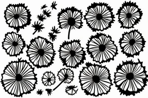 Dandelion tattoo idea