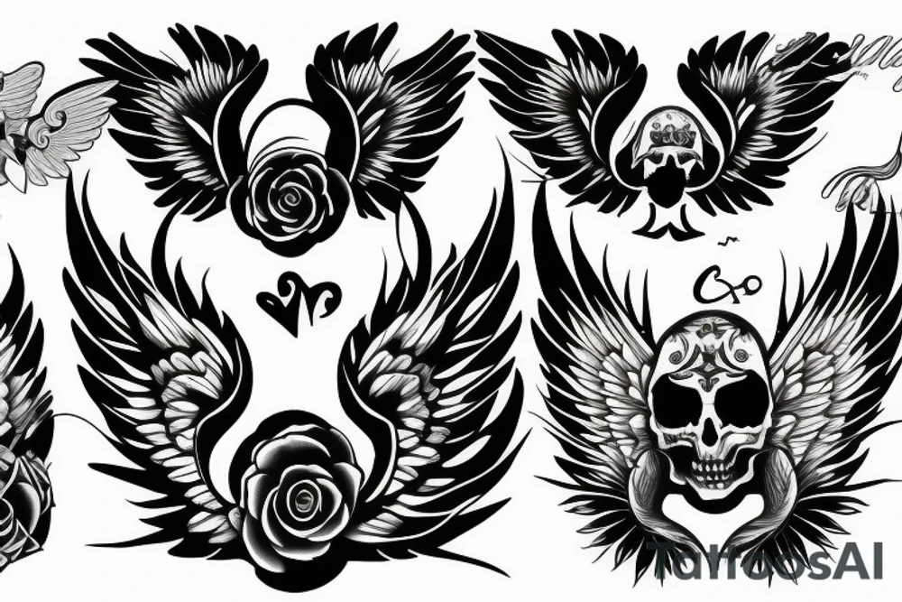angel tattoo idea