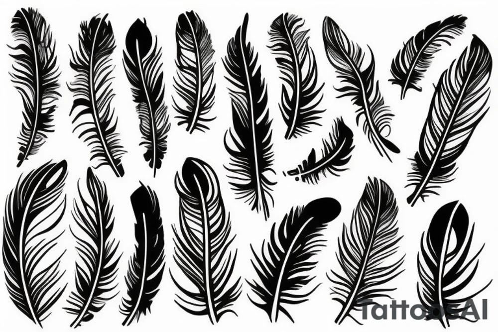 feather tattoo idea