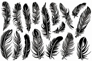 feather tattoo idea