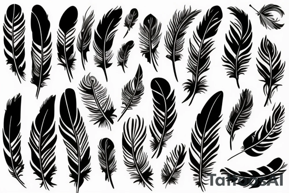 feather tattoo idea