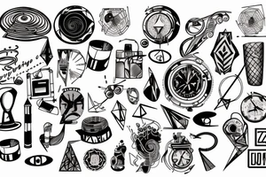 Disco Elysium, Time, music, Jazz, editing, symbols tattoo idea