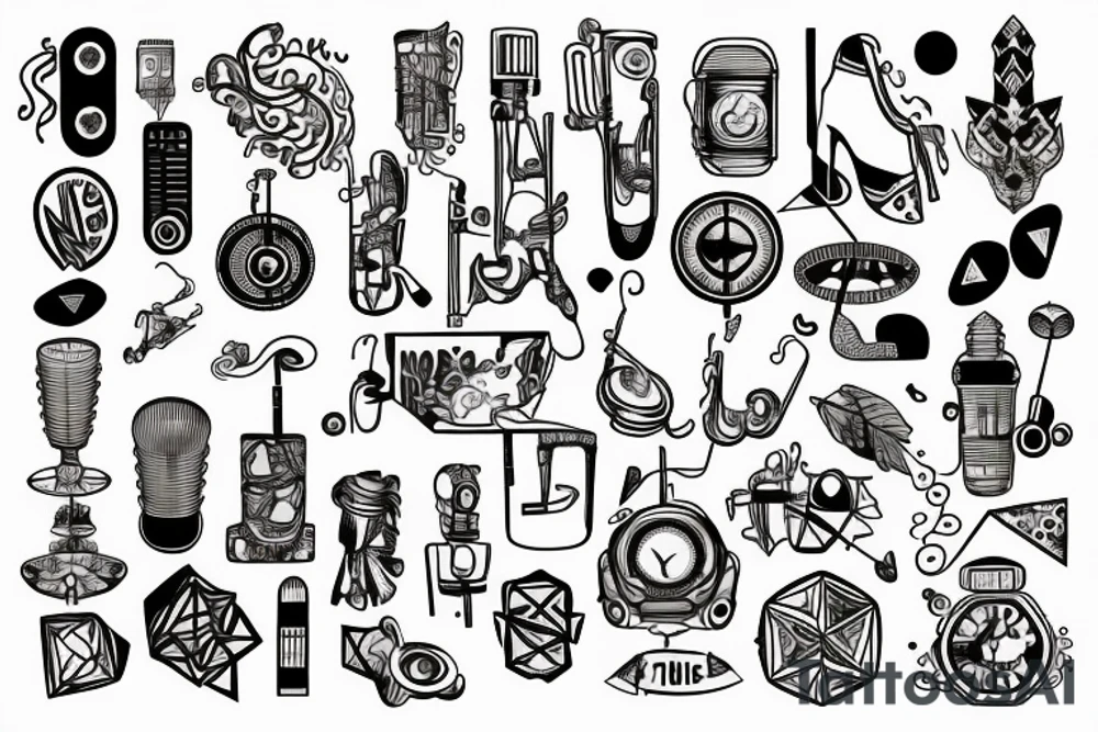 Disco Elysium, Time, music, Jazz, editing, symbols tattoo idea