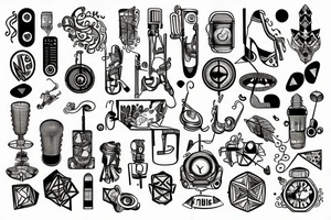 Disco Elysium, Time, music, Jazz, editing, symbols tattoo idea