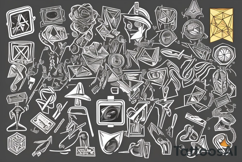 Disco Elysium, Time, music, Jazz, editing, symbols tattoo idea