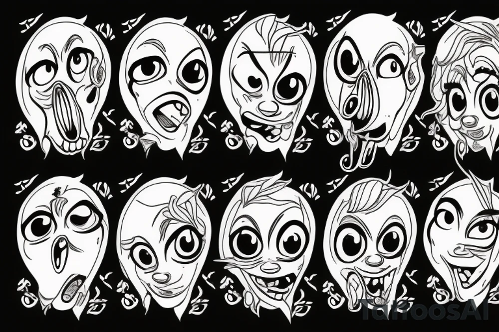 courage the cowardly dog tattoo idea