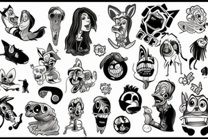 courage the cowardly dog tattoo idea