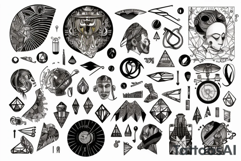 Disco Elysium, Time, flow, Jazz tattoo idea