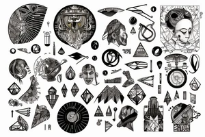 Disco Elysium, Time, flow, Jazz tattoo idea