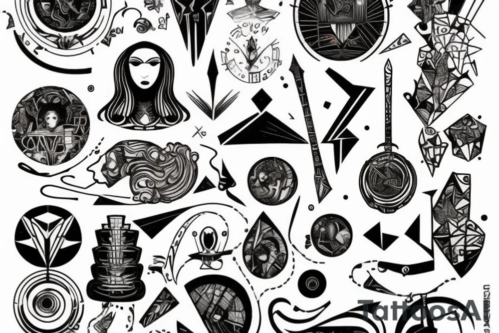 Disco Elysium, Time, flow, Jazz tattoo idea