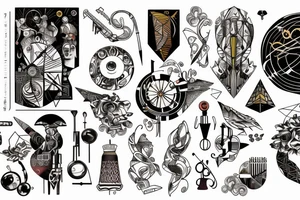 Disco Elysium, Time, flow, Jazz tattoo idea