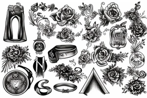 miniature tattoo tattoo idea