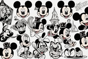 dark disney tattoo idea