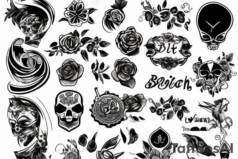 Бутылка с ядом tattoo idea