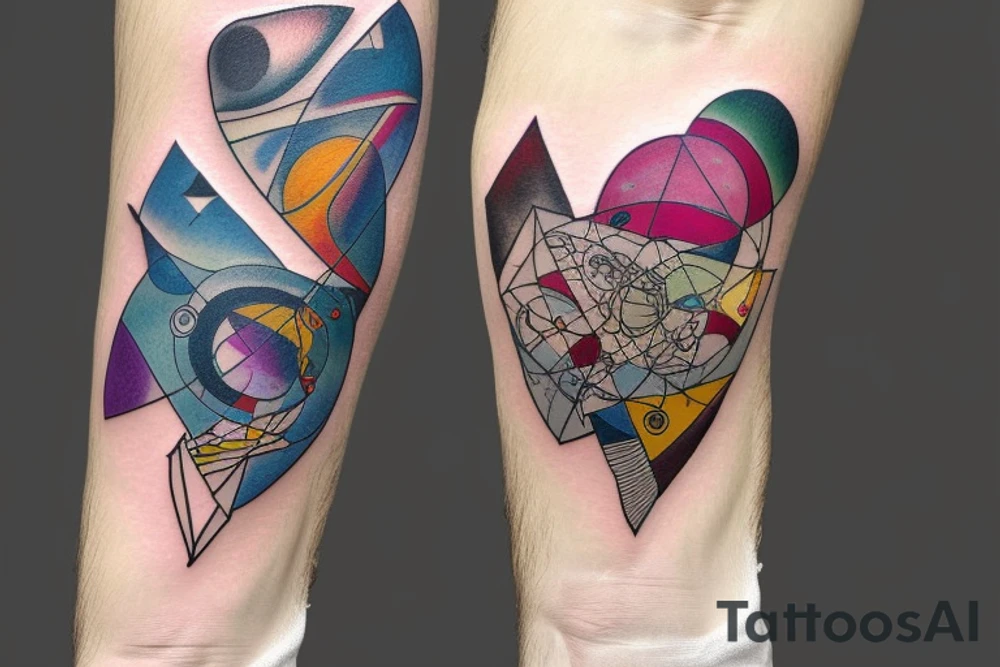 A cosmic entity putting itself back together together after the universe ripped them apart
small tattoo on left forearm tattoo idea