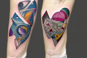 A cosmic entity putting itself back together together after the universe ripped them apart
small tattoo on left forearm tattoo idea
