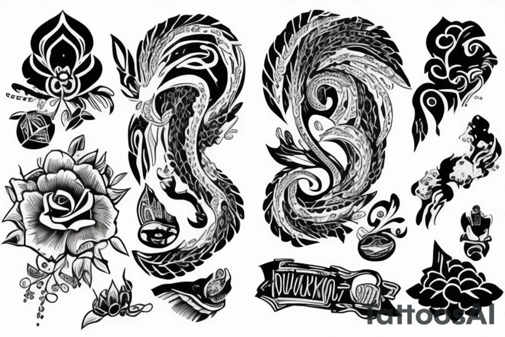 Бутылка с ядом tattoo idea