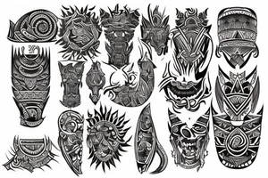 Tribal tattoo Style for the name "Matanyos" tattoo idea