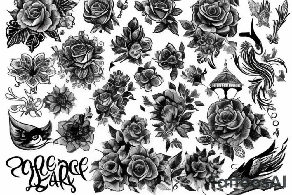 Римский герой падающий с неба tattoo idea