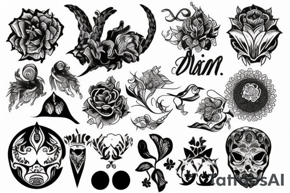 Самурай tattoo idea