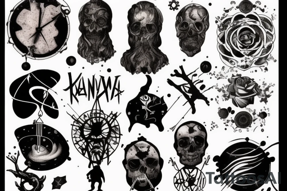 A universe trying to gather pieces of itself that have been lost to time tattoo idea